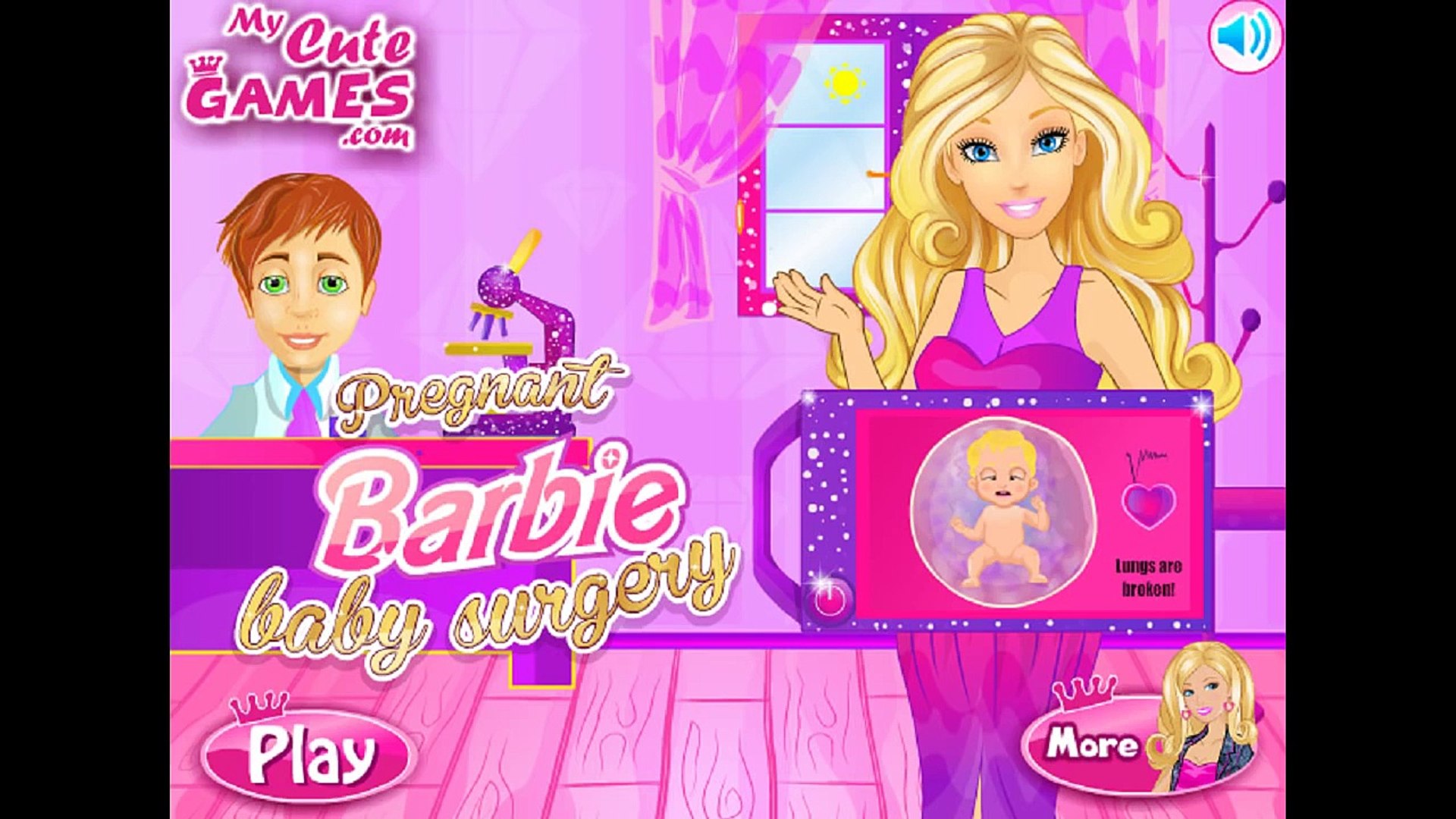 pregnant barbie giving birth to a baby games