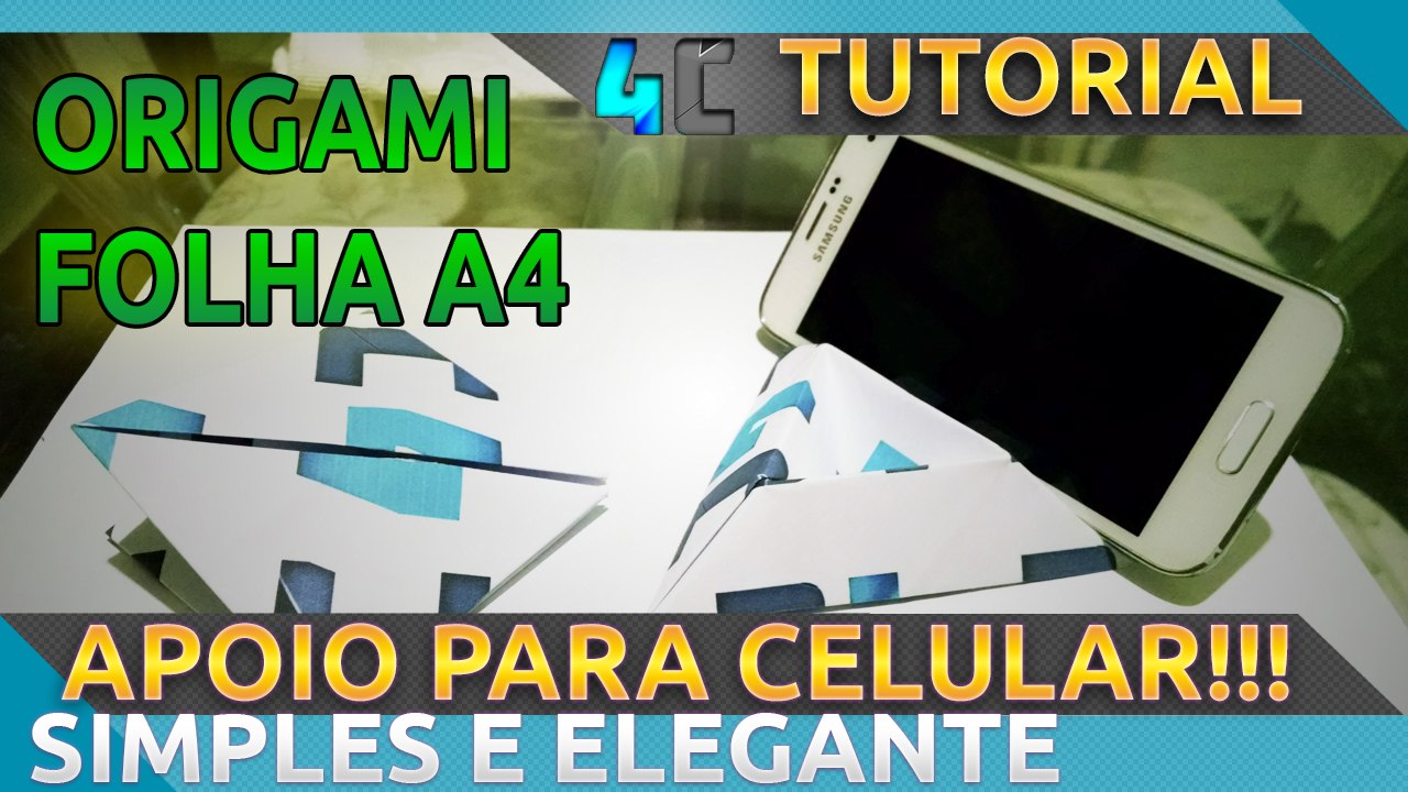 Como fazer APOIO de MESA CASEIRO PARA CELULAR! Tutorial