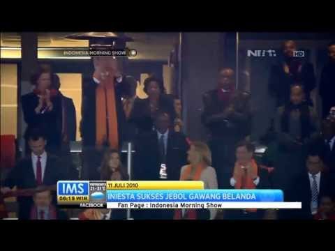 Today's History 11 Juli 2010 - Spanyol Juara Piala Dunia Pertama -IMS