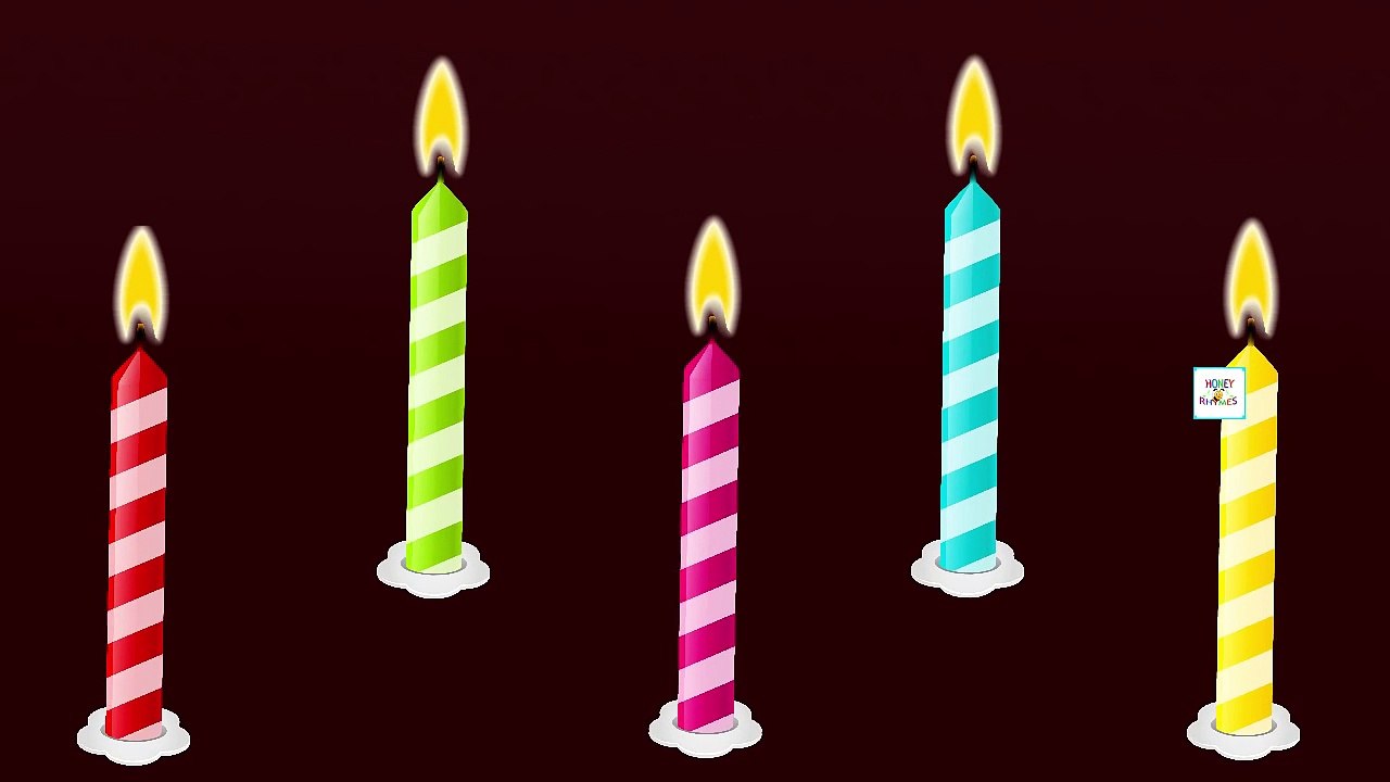 Bebé Poemas Velas Dibujos Animados Dedo De La Familia De Los Niños Canciones Infantiles De La Familia Dedo Canción