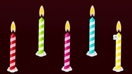 Bebé Poemas Velas Dibujos Animados Dedo De La Familia De Los Niños Canciones Infantiles De La Familia Dedo Canción