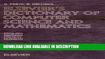 Books Elsevier s Dictionary of Computer Science and Mathematics: In English, German, French and
