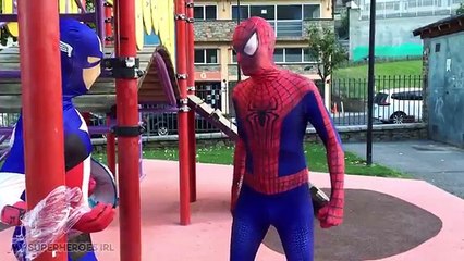 Iron Man VS Spiderman - Battle Rematch - My Superheroes IRL