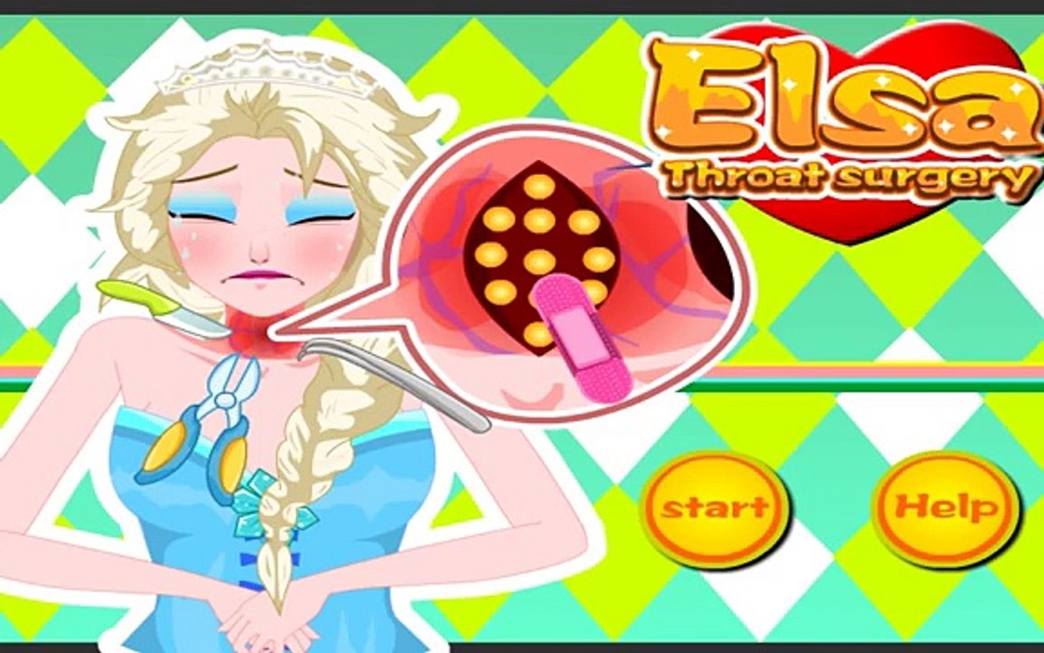Elsa Throat Surgery - Frozen Queen Game - Doctor Game For Kids