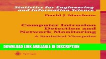 Read Book Computer Intrusion Detection and Network Monitoring: A Statistical Viewpoint