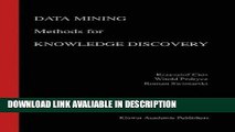 Read Book Data Mining Methods for Knowledge Discovery (The Springer International Series in