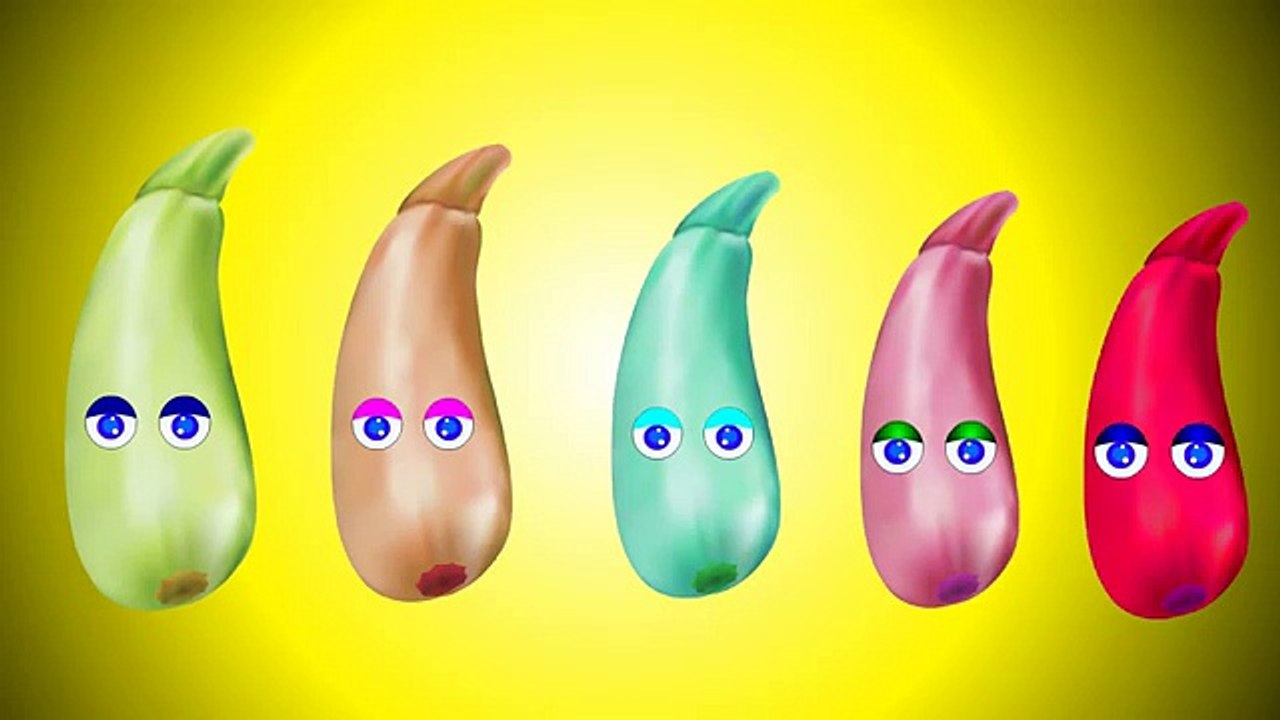 Zucchini Finger Family Nursery clhildren rhymes | Finger family songs kids rhymes