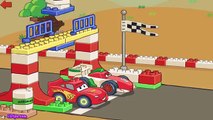 #Dibujos animados Cars lightning Makvin en la carrera. Dibujos animados para niños sobre la máquina de escribir. Lego De Dibujos Animados