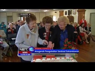 PMI Anugerahkan Penghargaan Bagi 3 Relawan Wanita -NET12