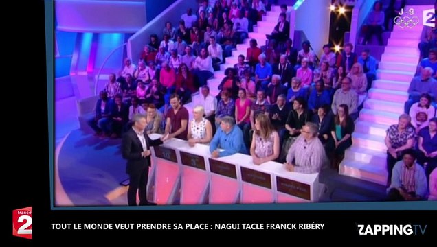 Tout le monde veut prendre sa place - Nagui clashe Franck Ribéry (Vidéo)