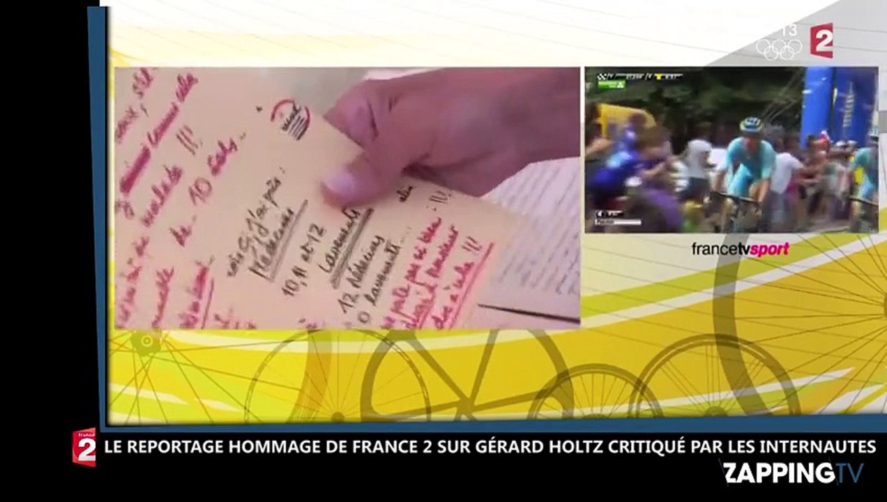 Tour de France 2016  - Gérard Holtz se fait lyncher par les internautes après un hommage de France 2 (Vidéo)