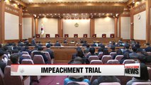 Constitutional Court holds 15th impeachment hearing
