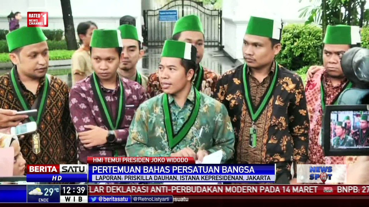 Jokowi Bertemu Perwakilan HMI dan Muhammadiyah