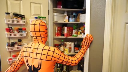 Poison Ivy Vs Orange Spiderman In Real Life SuperHer