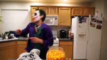 Joker Vs Scream & Giant Teddy Bear & Zombie In Real Life Halloween Fun!-C