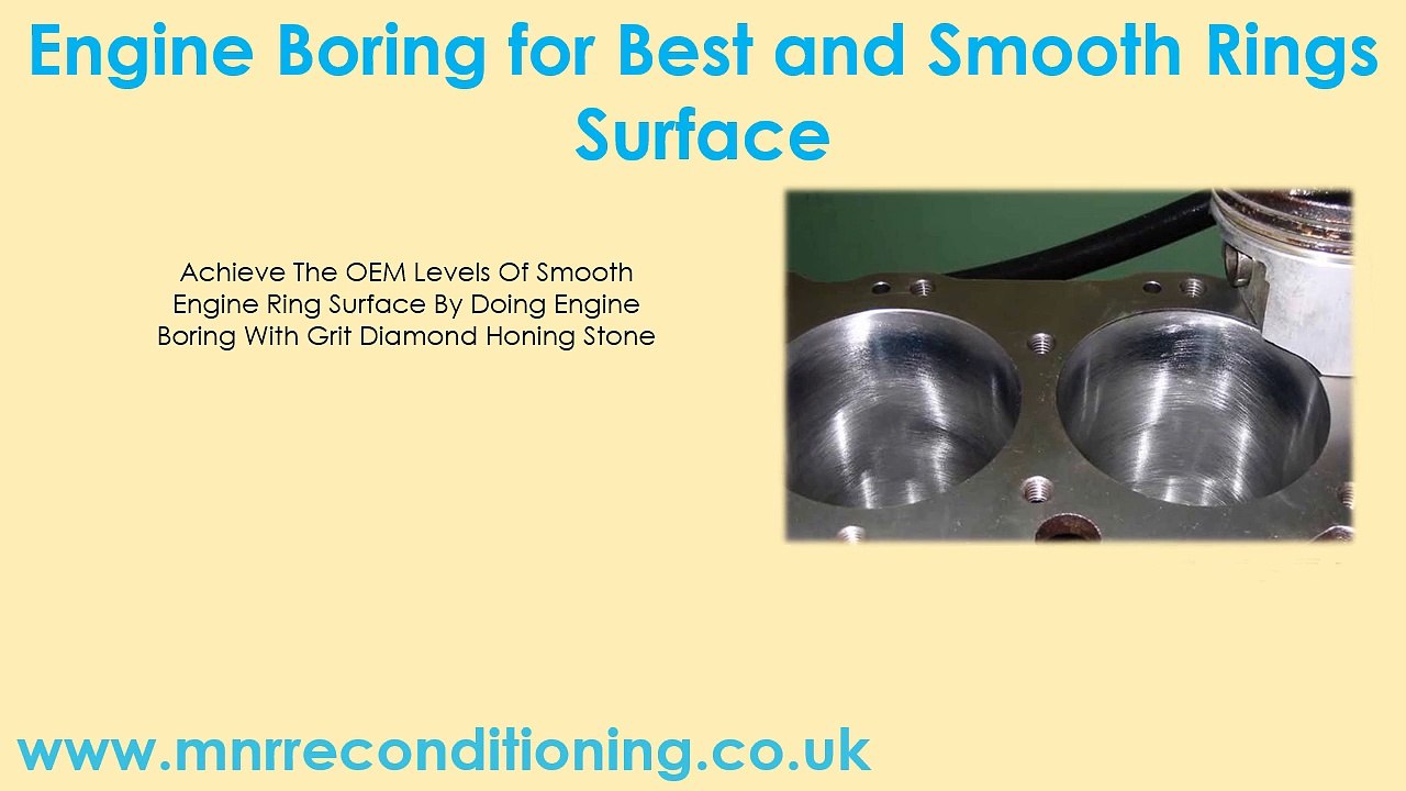 Engine Boring for Best and Smooth Rings Surface