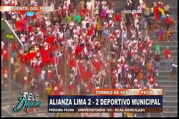 Alianza Lima igualó 2-2 con Municipal por Torneo de Verano