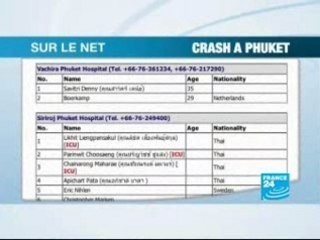 FRANCE24-FR-Sur le Net-Crash a Phuket