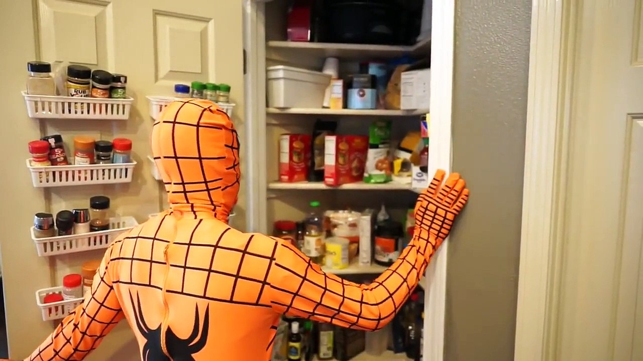 Poison Ivy Vs Orange Spiderman In Real Life SuperHero