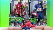 Spiderman vs Hulk Superhero Battle Spiderman Play-doh Surprise Egg with Marvel Toys by Kid