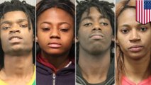 흑인 10대 4명, 정신적 장애 있는 백인 남성 납치, 폭행한 혐의로 기소