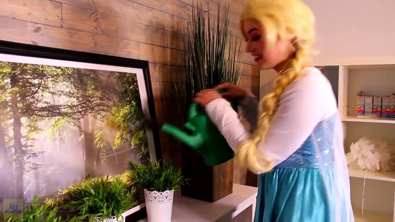 Evil Elsa KIDNAPS SANTA CLAUS! w_ Spiderman Frozen Elsa & Anna Superman Witch! Superhero Fun  -)-01glW