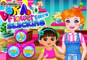 Baby Hazel Game For Girls To Play | Dora Flower Store Slacking