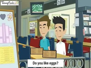 What do you like to eat for breakfast- Tiếng Anh Giao Tiếp Cơ Bản.
