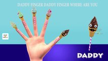 Mega Cone Ice Cream Vs Jumbo Man Finger family Rhymes for Children | Ice cream & Jumbo Man