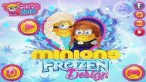 ♛Minions Frozen Design - Minions In Disney Princess Frozen Elsa & Anna Costumes Dress Up G