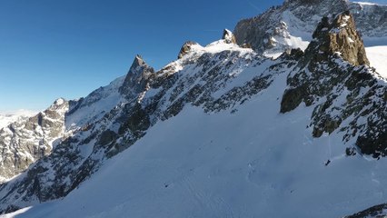 Magnifique : la Meije/la Grave vue par le drône D!CI
