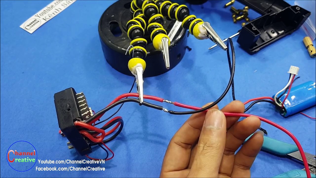 DIY Drill On Pistol Grip Transmiter - TX Drill-uCEbC-VJk1o