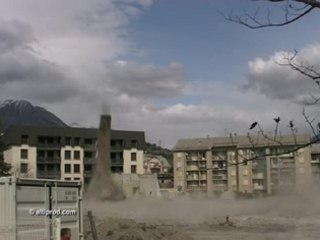 Embrun Dynamitage cheminée