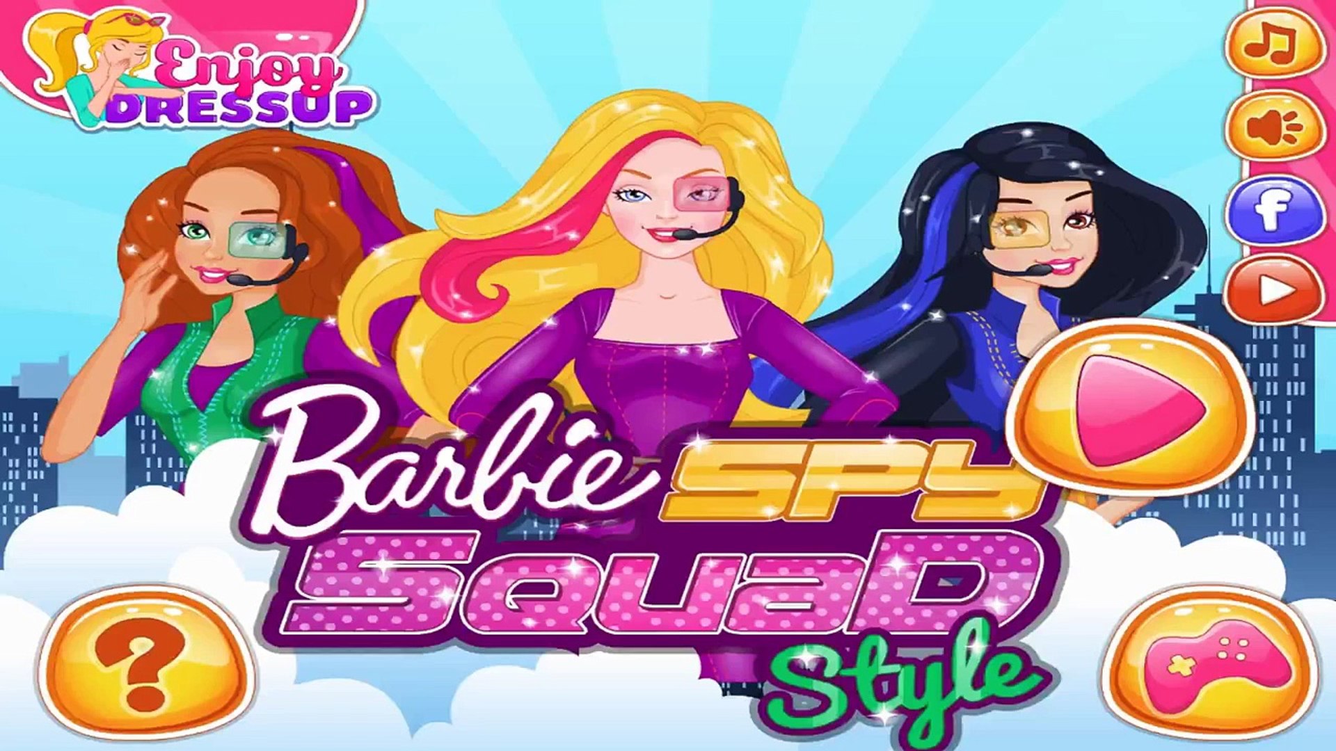 barbie spy squad games dress up