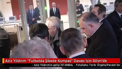 Aziz Yıldırım ve Mehmet Baransu...Duruşmada olay...
