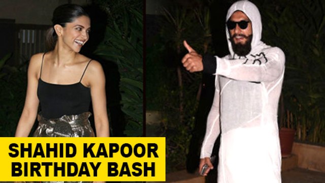 Deepika Padukone & Ranveer Singh Have Fun At Shahid's Birthday Shahid Kapoor Birthday Bash