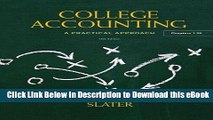 Read Online College Accounting Plus NEW MyAccountingLab with Pearson eText -- Access Card Package