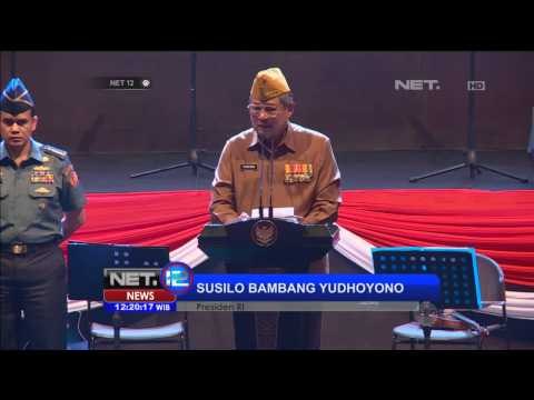 Presiden SBY dan Presiden Terpilih Jokowi hadiri peringatan Hari Veteran - NET12