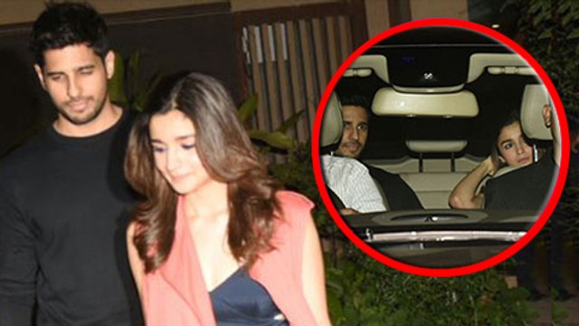 Alia Bhatt & Sidharth Malhotra Arrive Together | Shahid Kapoor Birthday Bash
