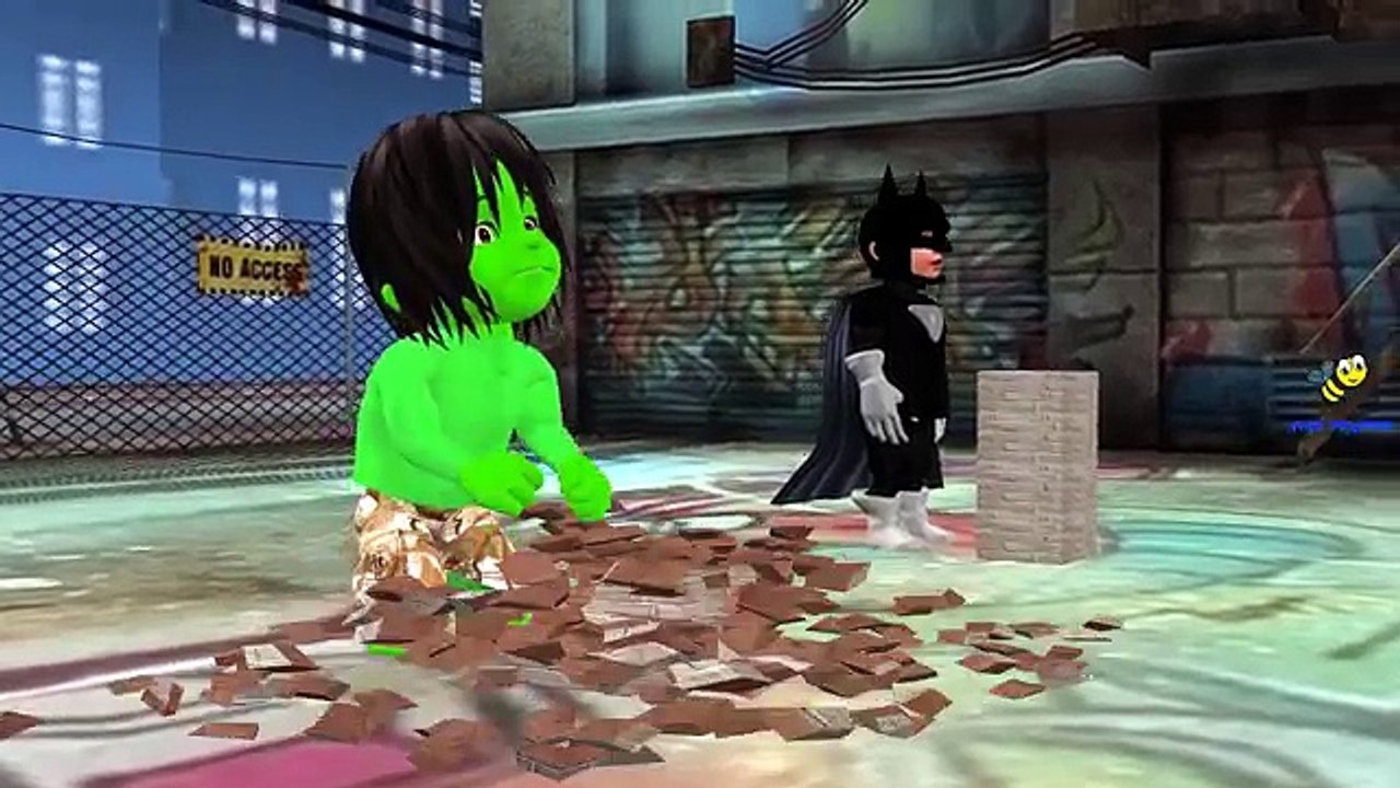 Spiderman Vs Batman Cartoons And Hulk Vs Superman Singing Finger Family Children Nursery R