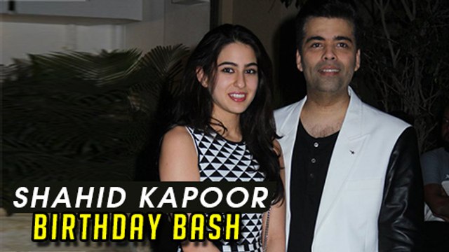 Karan Johar Begins Promoting Sara Ali Khan Shahid Kapoor Birthday Bash
