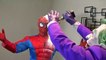 JOKER VS SPIDERMAN BOWLING CHALLENGE!! Superhero Fun In Real Life Fight Movie IRL-ym1gdhjQ