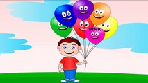 Learn Colors with Colorful Ballons For Children, Teach Colours, Baby Kids Learning Videos