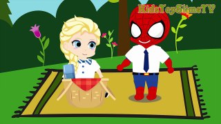 Spiderman & Frozen Elsa Fight with Giant Ant Funny Story! w_ Pikachu, Superman Superhero Fun IRL--4nL1
