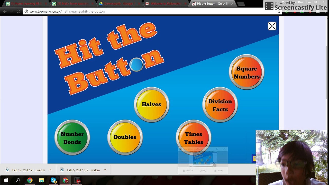 MY HIT THE BUTTON RESULTS!!