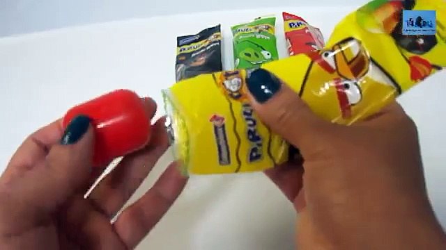 4 Surprise Lollipops (Pirulitoy) Angry Birds - 4 Colombinas Sorpresa Pirulitoy Angry Birds
