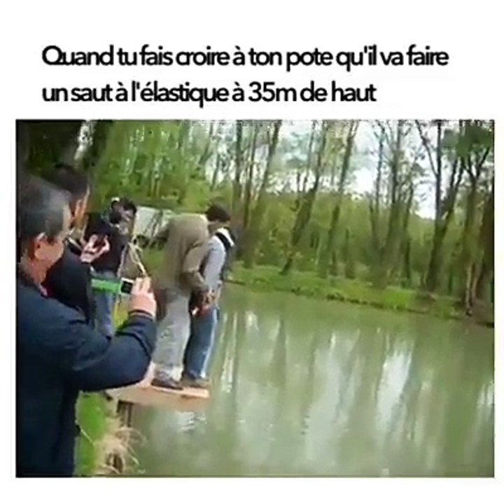La blague du saut à l'élastique