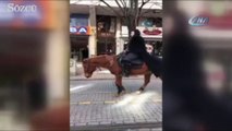 Jon Snow atıyla Eskişehir sokaklarını gezd