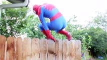 Spiderman vs Black Spiderman - Real Life Superhero Battle _ Boxing Fight-E7