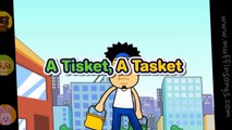 A Tisket A Tasket | Nursery Rhymes Songs With Lyrics | Kids Songs
